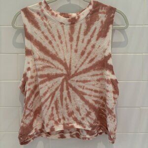 Free People Movement Love Tie Dye Tank, Pink, Size XS